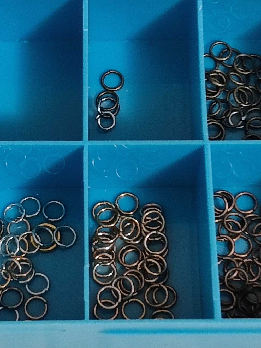 Mixed Jewelry Making Supplies — Silver Chains & Findings Bundle #1 - Picture 2 of 10